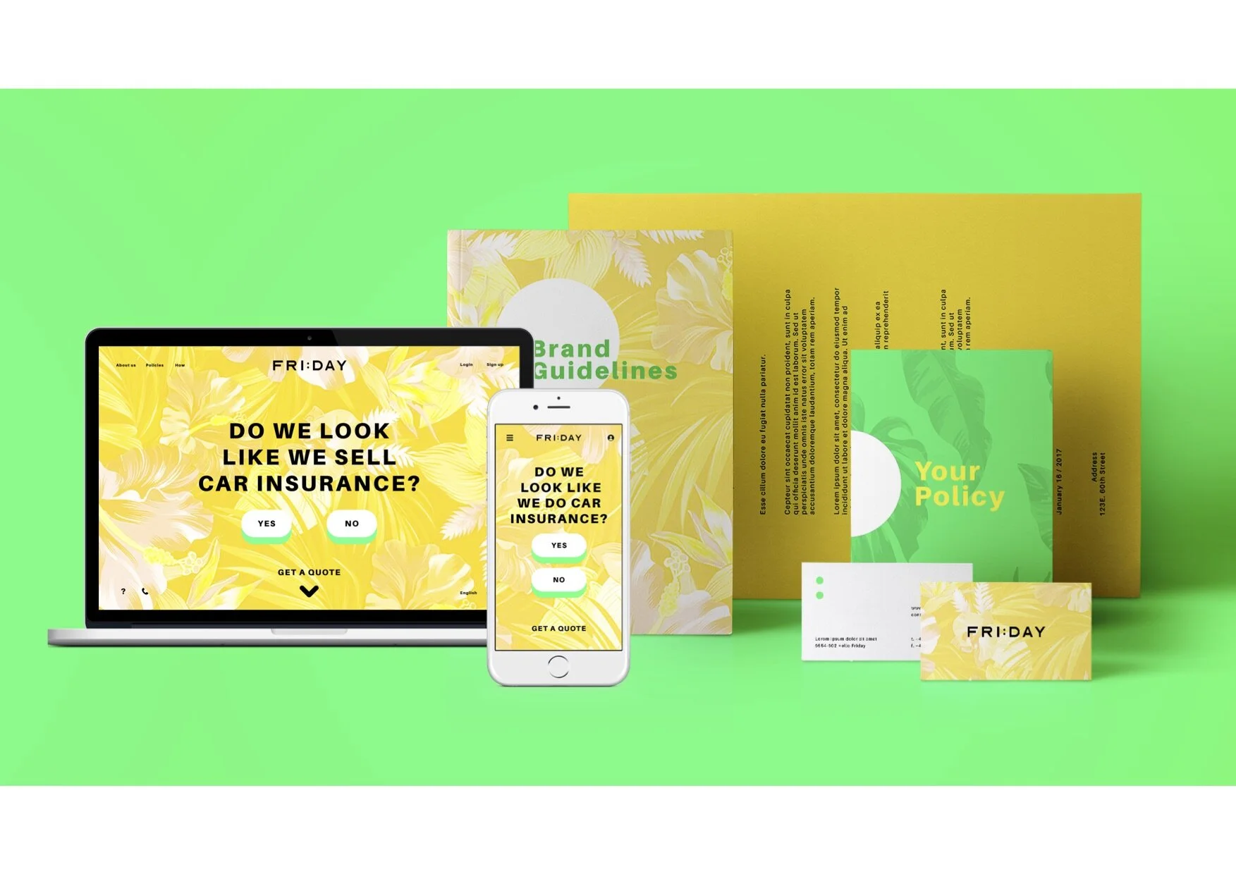 Friday brand identity