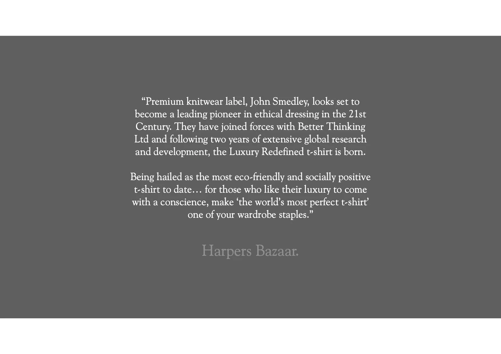 The Perfect T-Shirt – Luxury Redefined